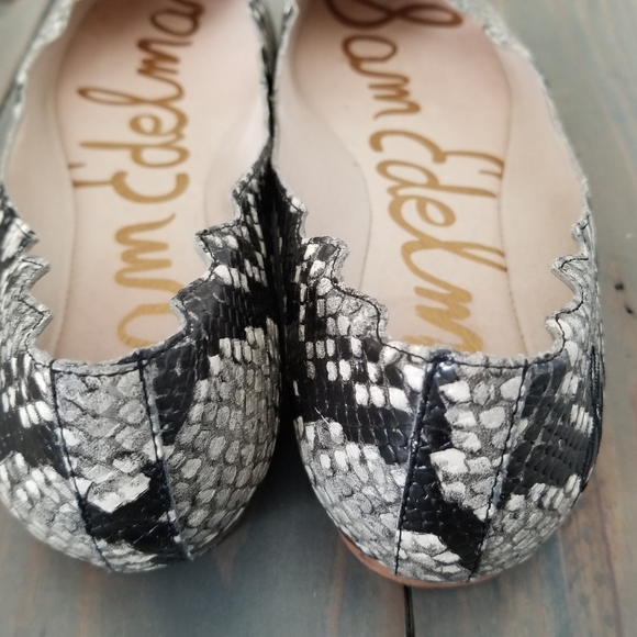 Sam Edelman snakeskin ballerina flat - Picture 4 of 11